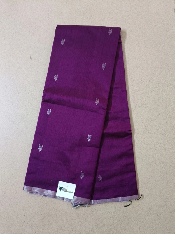 Pure Handloom Maheswari - Purple