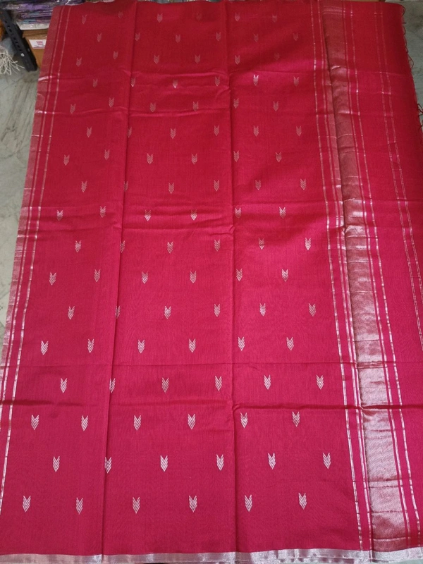 Pure Handloom Maheswari - pink
