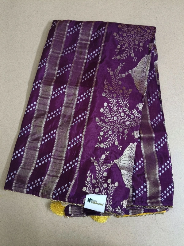Russian Bandhini - Purple