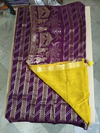 Russian Bandhini - Purple