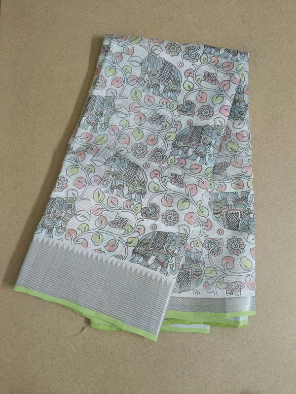 Pure Handloom Mangalagiri - Green