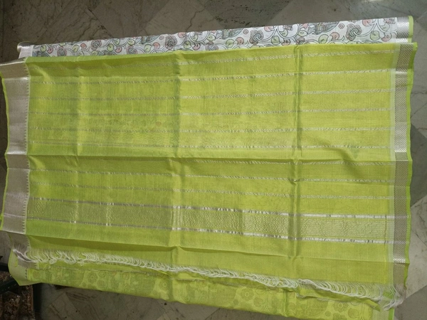 Pure Handloom Mangalagiri - Green
