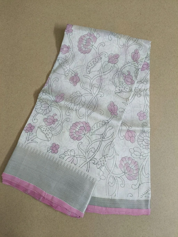 Pure Handloom Mangalagiri - pink