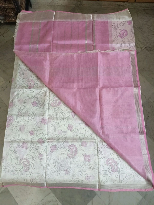 Pure Handloom Mangalagiri - pink