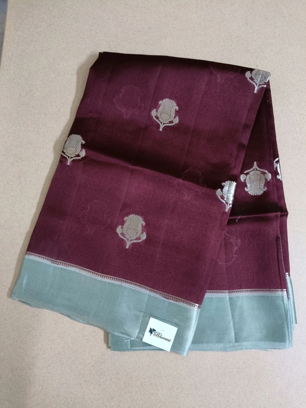 Pure Raw Silk - brown green