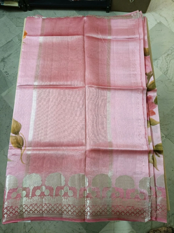 Pure Raw Silk Designer - blush pink