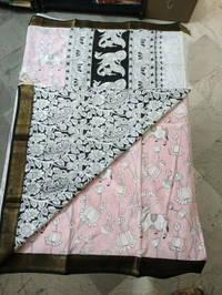 Chennuri Crepe - Pink Lace