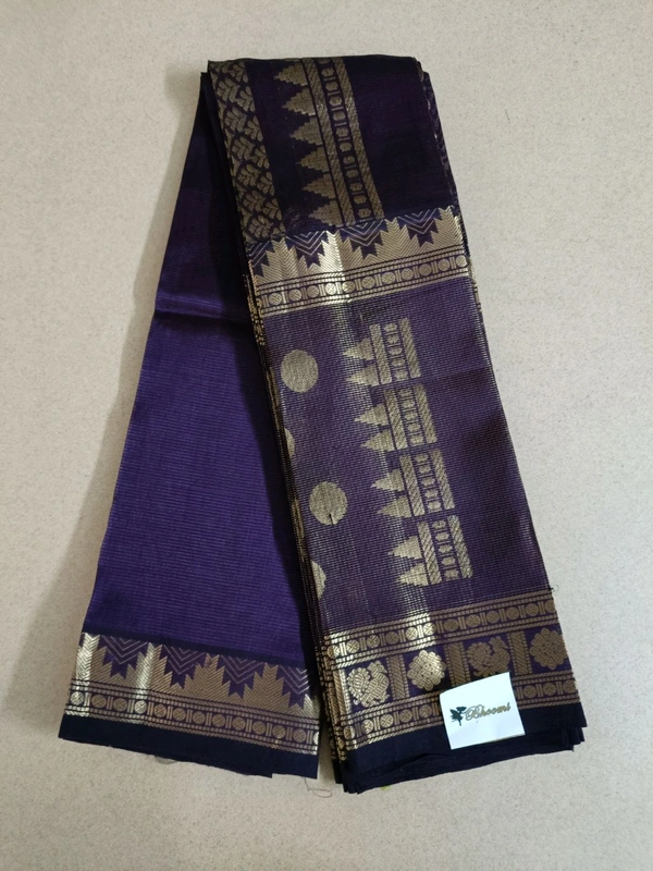 Pure Handloom Mangalagiri - Purple