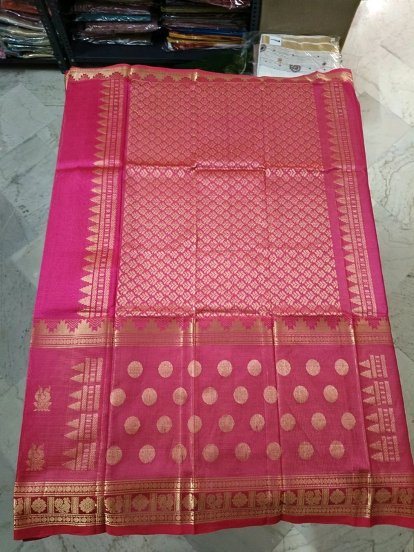 Pure Handloom Mangalagiri - pink