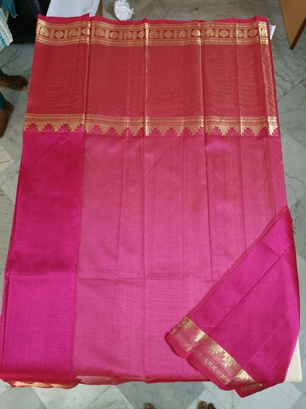 Pure Handloom Mangalagiri - pink