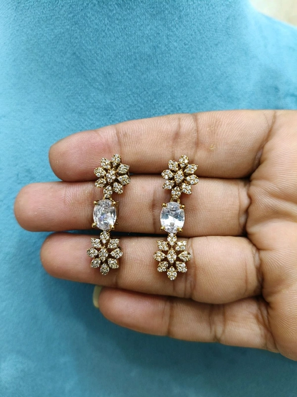 Stone Necklace - White