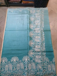 Dola Embroidery  - teal green
