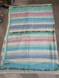 Pure Georgette Handwork - sea green 1