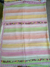 Pure Georgette Handwork - pink 4