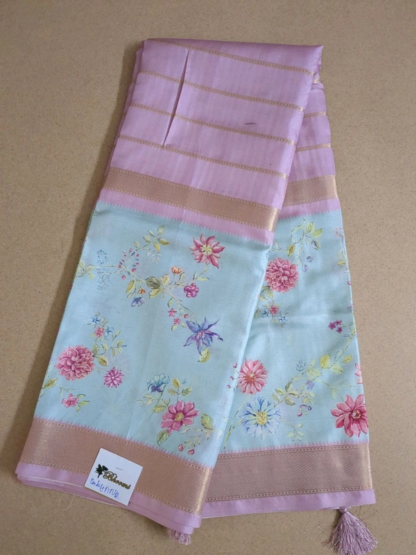 Semi Mysore Crepe - baby pink