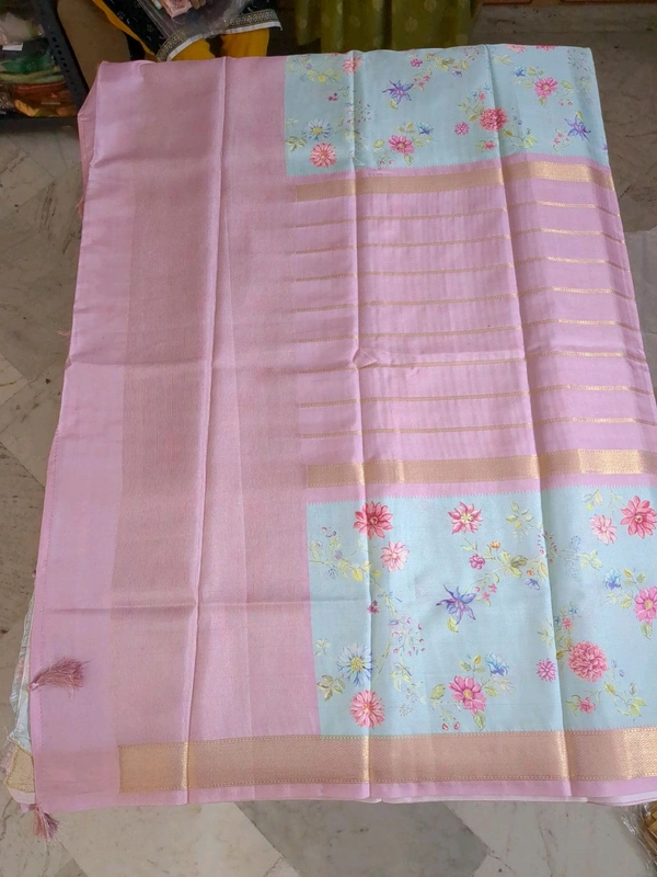 Semi Mysore Crepe - baby pink