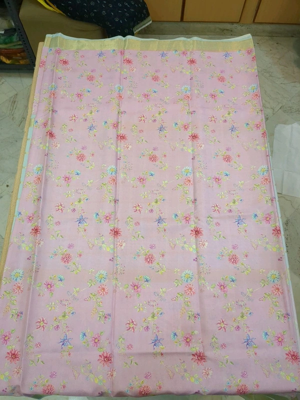Semi Mysore Crepe - sea blue