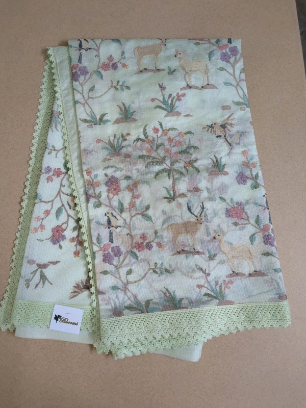 Designer Silk Kota - mint green, 15 Working Days