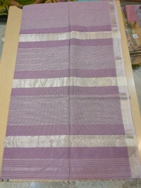 Pure Handloom Maheswari - lavender