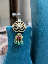 Party Wear Neckset - Green