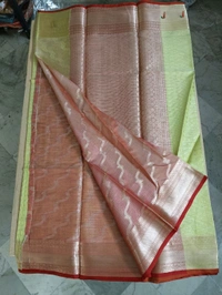 SILK KOTA SAREE - lemon green