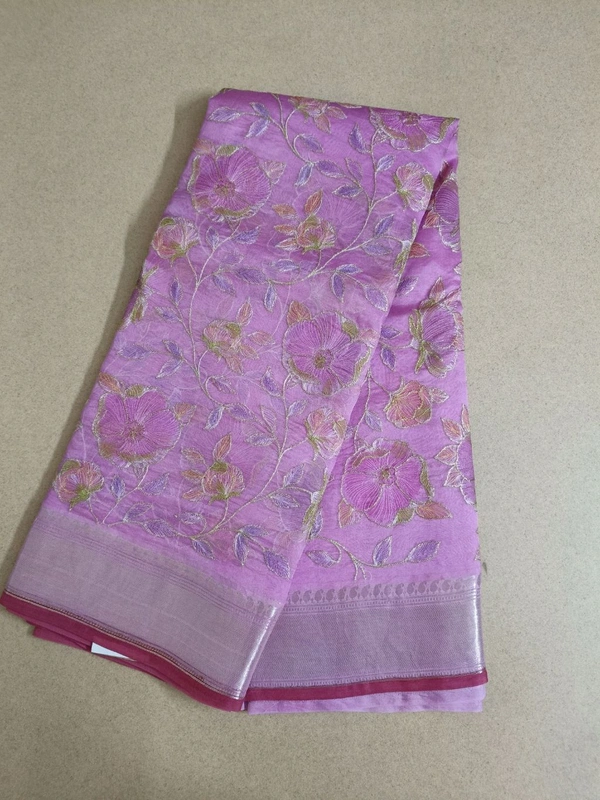 Pure Organza Work - pink