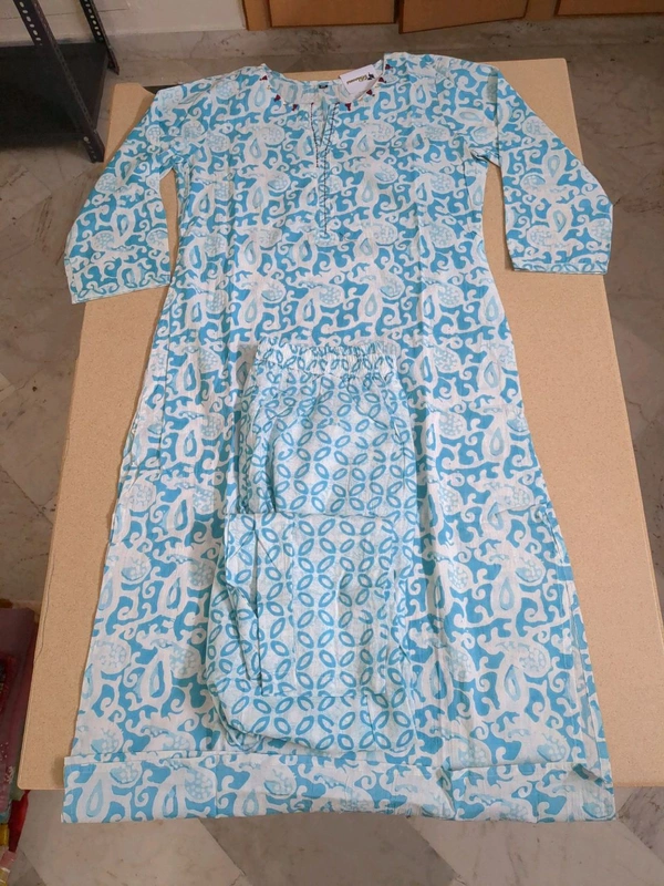 pure jaipure cotton - sky blue, 42