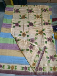 Chiniya With Hand Paint - Brown