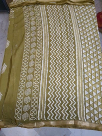 chanderi silk - green