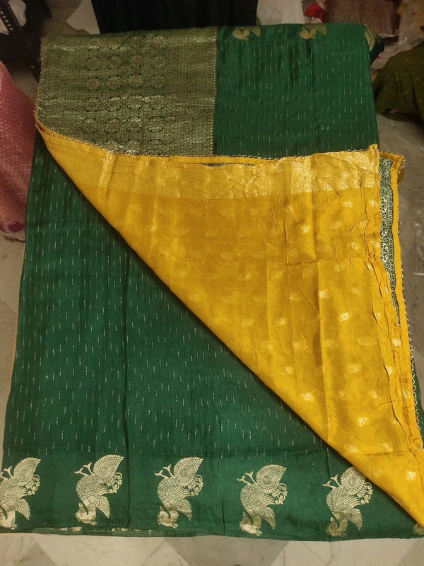 Dola Silk - dark green
