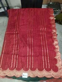 Russian Crepe Scallop - Red
