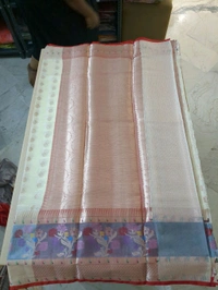pure cotton kota embroyidry - White