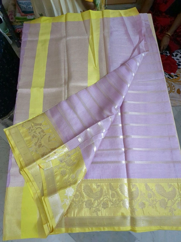 SILK KOTA SAREE - lavender