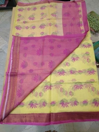 pure cotton kota doriya - Yellow