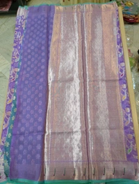 pure silk kota pythani - violet