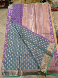 pure silk kota pythani - violet