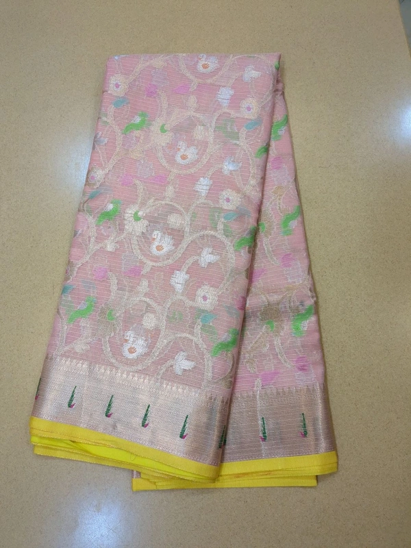 pure silk kota pythani - Sundown