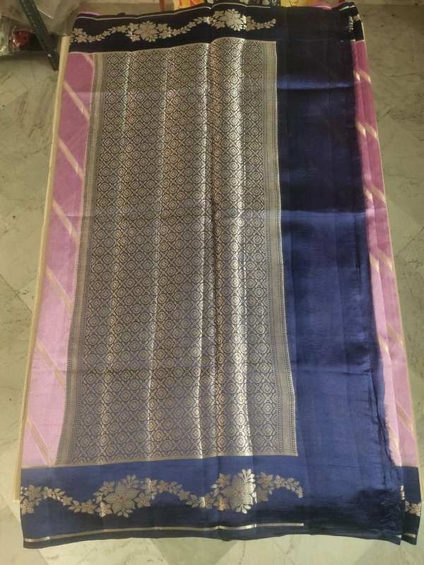 Pure Raw Mango - lavender, Stripes
