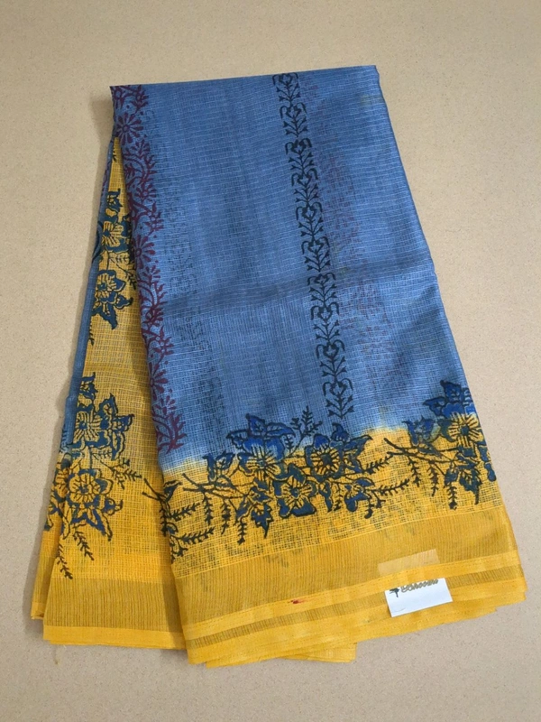 pure cotton kota - blue chalk