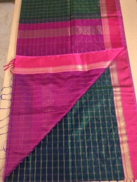 Pure Handloom Maheswari - green