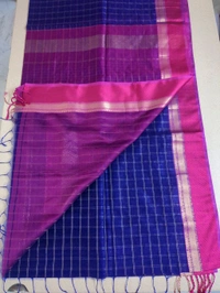 Pure Handloom Maheswari - Pigment Indigo