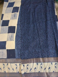 Chiniya Abstract Print - Navy Blue