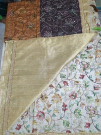 Tusser Kalamkari - Yellow