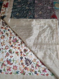 Tusser Kalamkari - Black