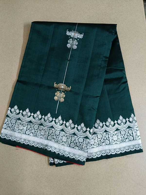 Pure Handloom Raw Mango - green