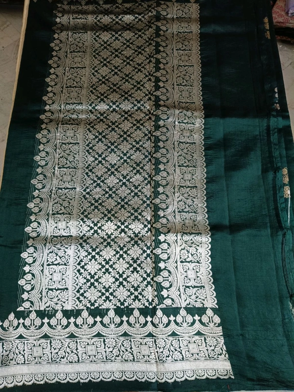 Pure Handloom Raw Mango - green