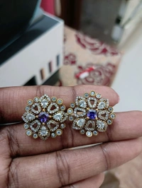 Victorian Studs - purple