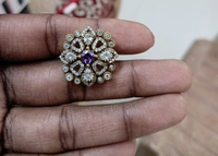 Victorian Studs - purple