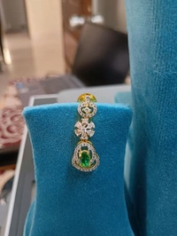 Diamond Replica Neckset - Green
