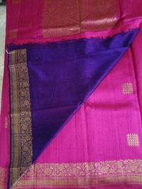 Pure Handloom Raw Silk - pink